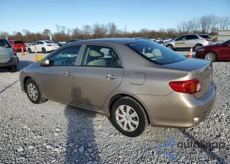 2009 Toyota Corolla Base z USA, uszkodzony, nr VIN 2T1BU40E79C086006